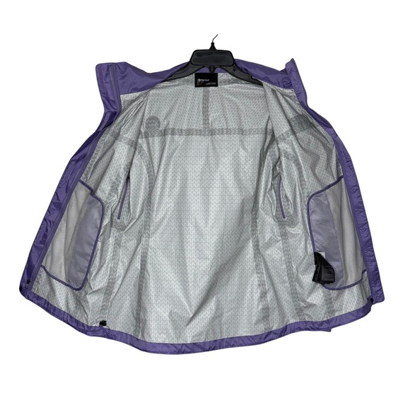 Marmot PreCip Rain Jacket Womens Medium Purple Waterproof Hooded Shell Gorpcore - Picture 12 of 15